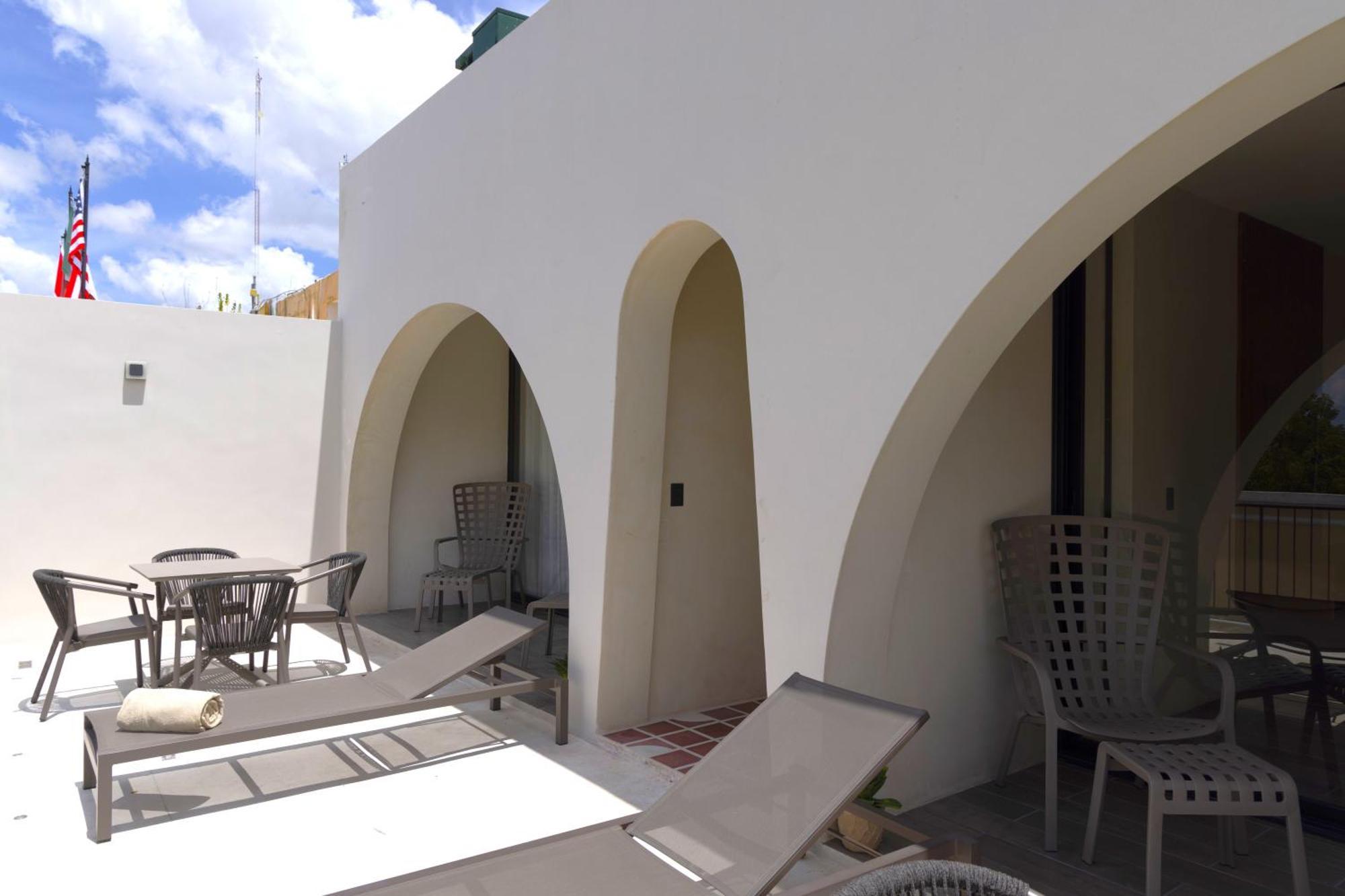 Meson Santa Lucia Hotel Mérida Exterior foto