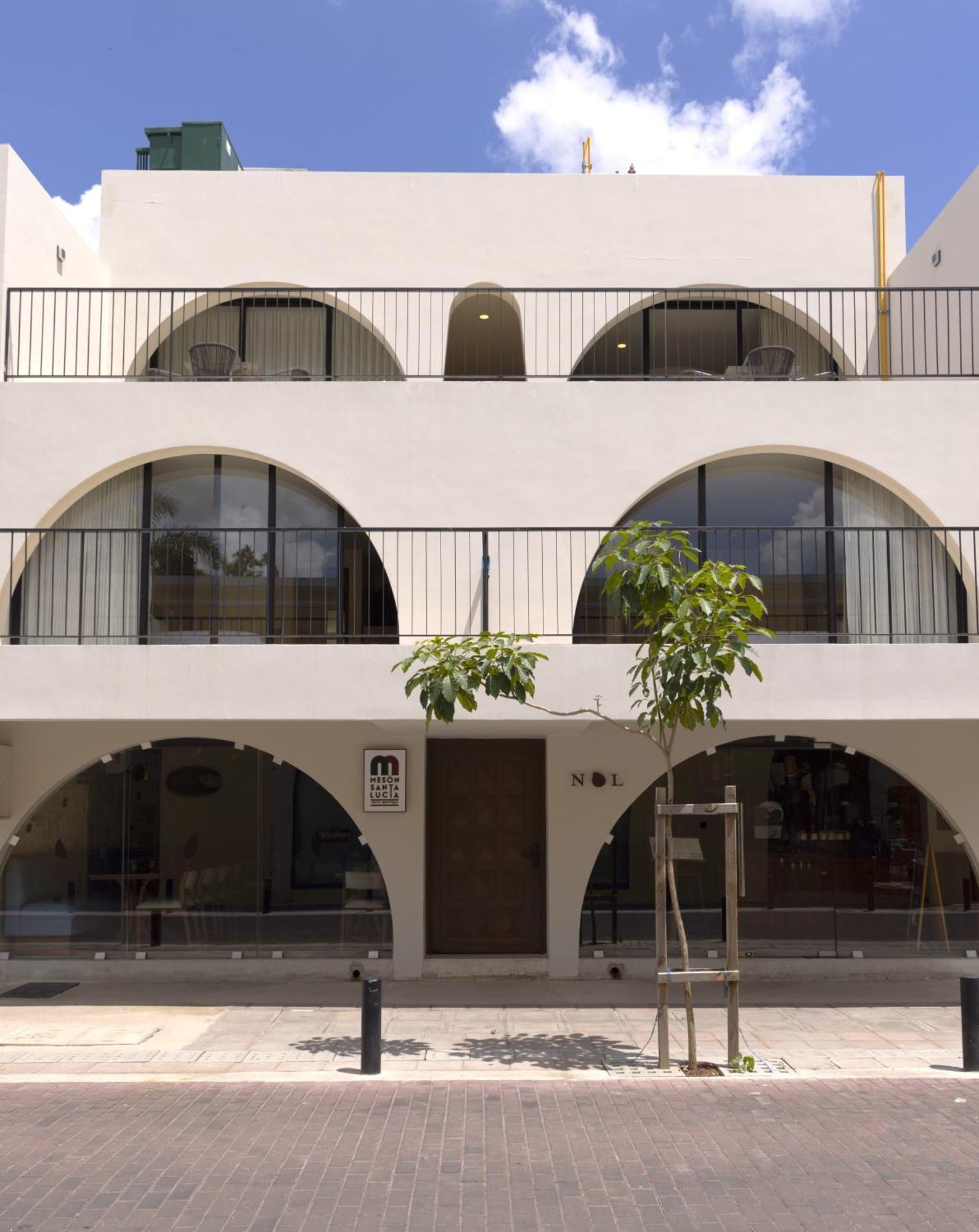 Meson Santa Lucia Hotel Mérida Exterior foto